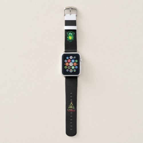 Frog  Frog Fully Rely On God Cool Religious Gift Apple Watch Band