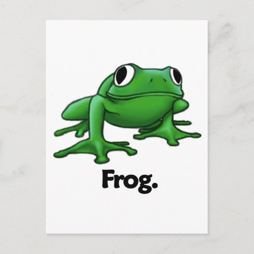 Frog Frog Postcard
