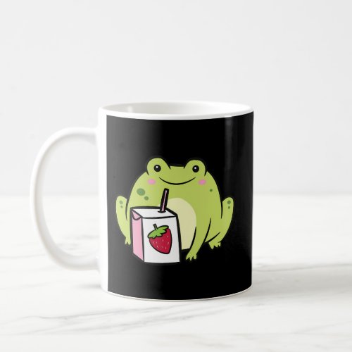 Frog Frog With Strawberry Milk Coffee Mug