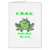 FROG (Fully Rely on God) (Front)