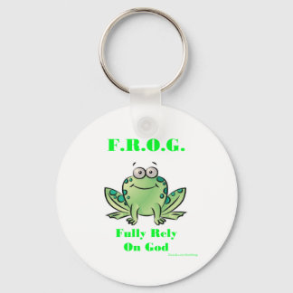 FROG (Fully Rely on God) Keychain