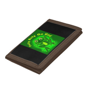 FROG Fully Rely on God Tri-fold Wallet