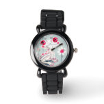 Frog Girly Pink Cute Watch at Zazzle