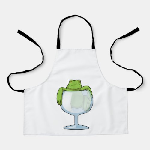 Frog Glass Apron