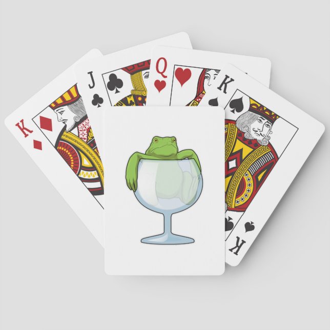 Frog Glass Poker Cards (Back)
