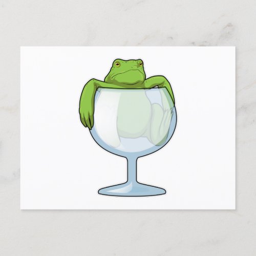 Frog Glass Postcard