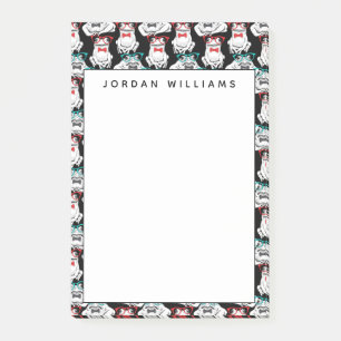 Frog Glasses Pattern Add Your Name Post-it Notes