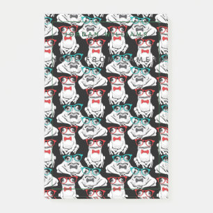 Frog Glasses Pattern Add Your Name Post-it Notes