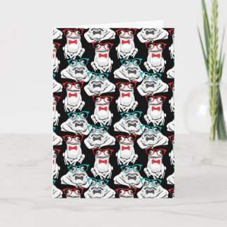 Frog Glasses Pattern Card