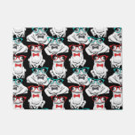 Frog Glasses Pattern Doormat