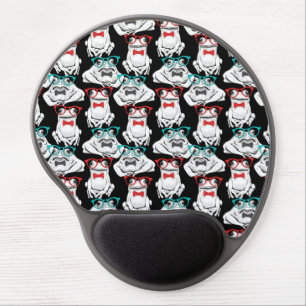 Frog Glasses Pattern Gel Mouse Pad