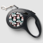 Frog Glasses Pattern Retractable Pet Leash