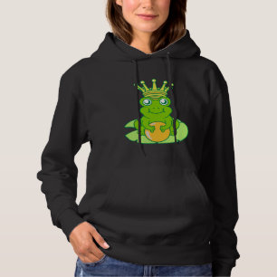 Frog Golden Toad King Fairy Tale Crown Ball Prince Hoodie
