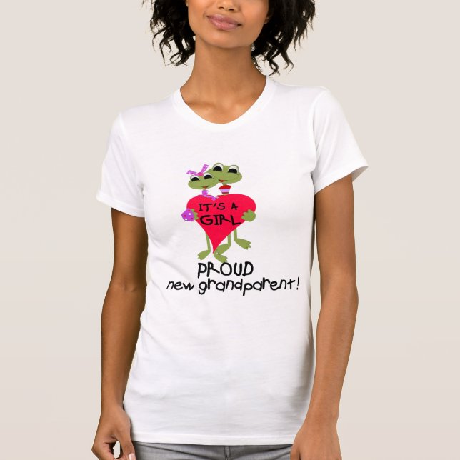 Frog Grandparent of Girl Tshirts and Gifts (Front)