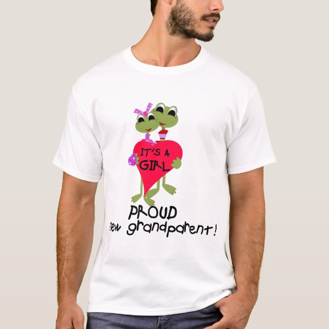 Frog Grandparent of Girl Tshirts and Gifts (Front)