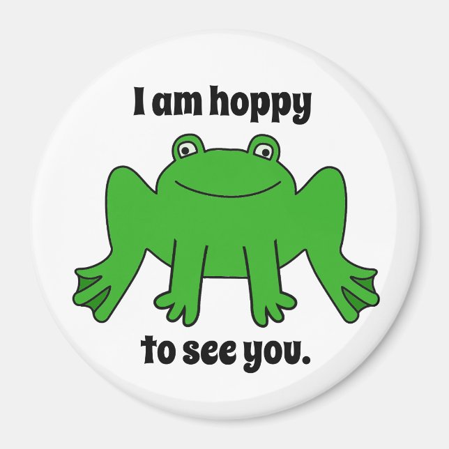 Frog, green magnet (Front)
