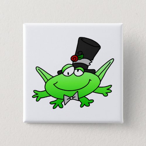 Frog Groom T_shirts and Gifts Pinback Button