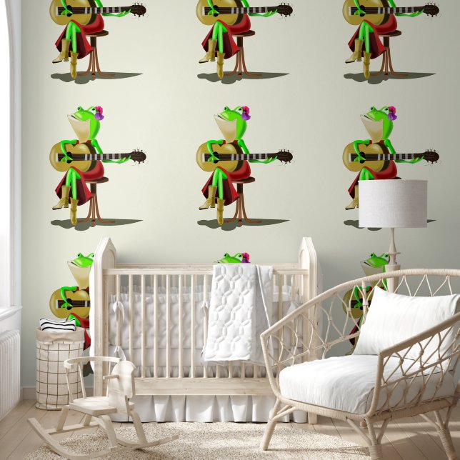 Frog Guitar Player Funny Wallpaper (Kids)