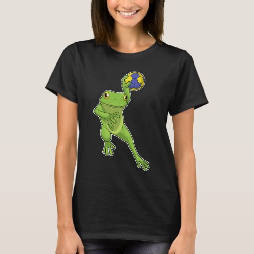 Frog Handball player Handball T_Shirt