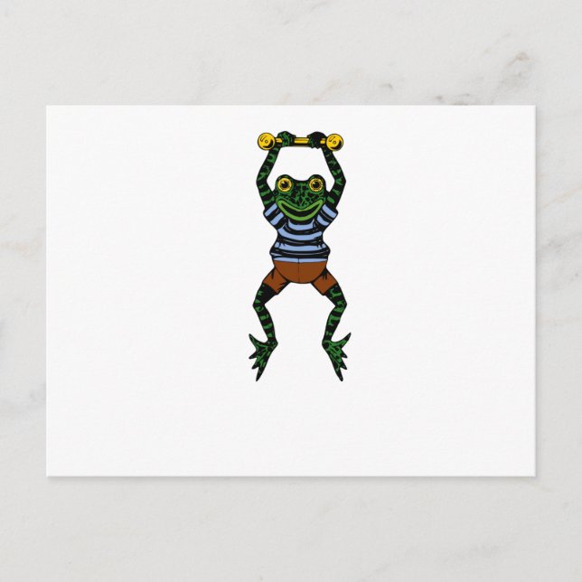 Frog Hanging Out Postcard (Front)