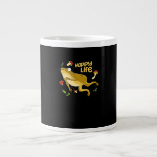 Frog Happy Essential Minimal Design Giant Coffee Mug