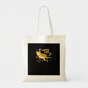 Frog Happy Essential Minimal Design Tote Bag