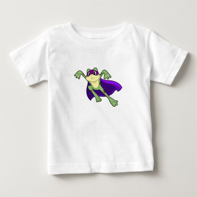Frog Hero Baby T-Shirt (Front)