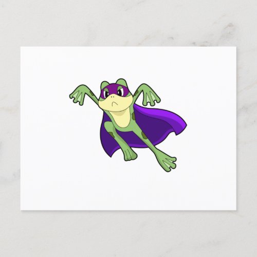 Frog Hero Postcard