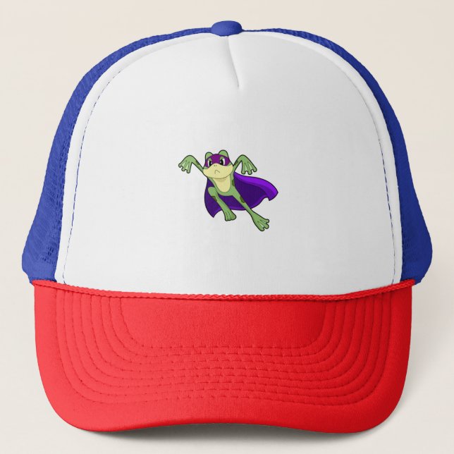 Frog Hero Trucker Hat (Front)