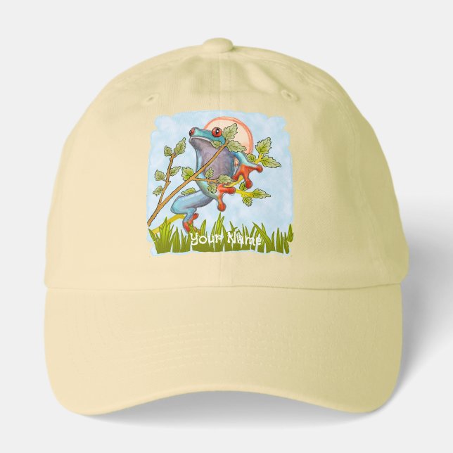 Frog Hiding  Hat (Front)