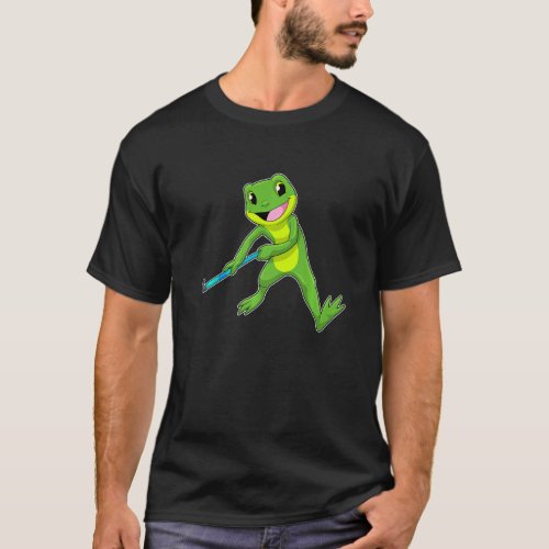 Frog Hockey Hockey Stick Sports T_Shirt