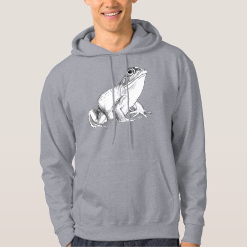 Frog Hoodie Bullfrog Art Shirt Cool Frog Hoodie