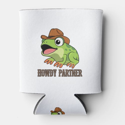 Frog _ Howdy Partner Can Cooler