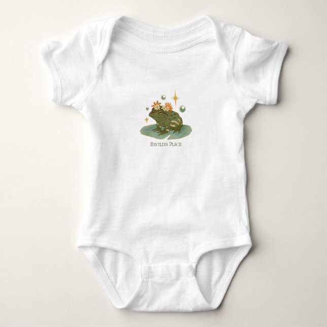 frog Huntleys place  Baby Bodysuit (Front)