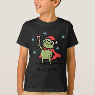 Frog Huzzah Frog Knight Funny Sword Meme Quote Chr T-Shirt