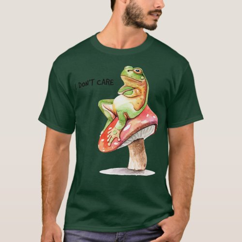 frog I don t care T_Shirt