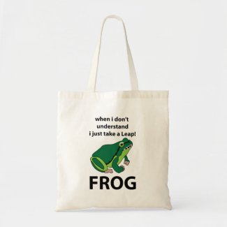 Frog  I Just Take A Leap Frog