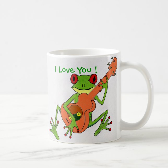 frog, I Love You ! Coffee Mug (Right)