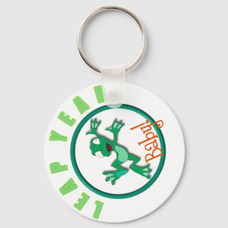 frog in a circle keychain