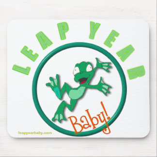 frog in a circle, leapyearbaby.com mouse pad