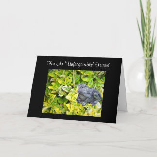 Frog in a Garden Card