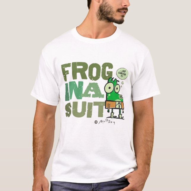 Frog in a Suit Basic T-Shirt (Front)