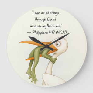 Frog in Distress Clock