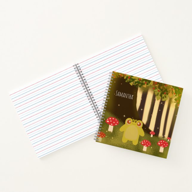 Frog In Magical Nature Notebook (Inside)