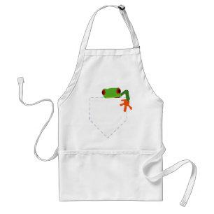 Frog in My Pocket Adult Apron