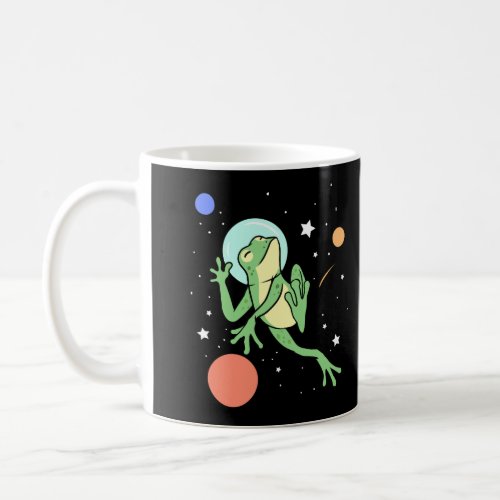 Frog In Space Frog Lover Gift Coffee Mug