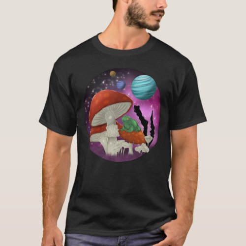 frog in space T_Shirt