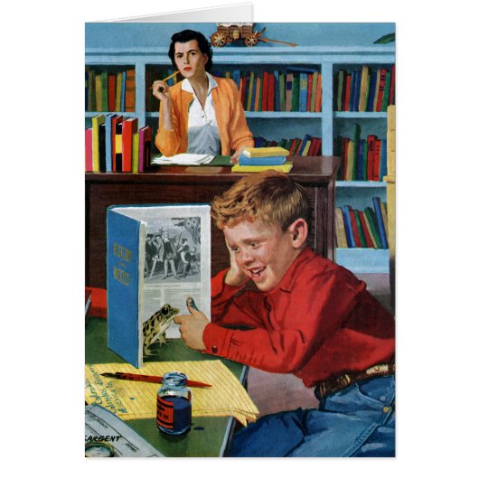 Frog in the Library (Front)