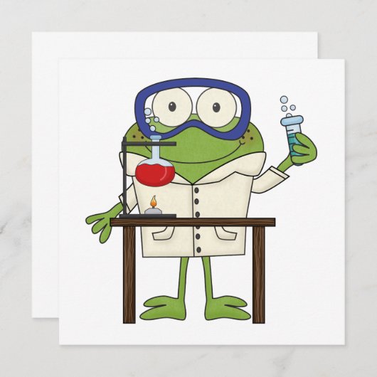 Frog in the Science Lab (Front/Back)