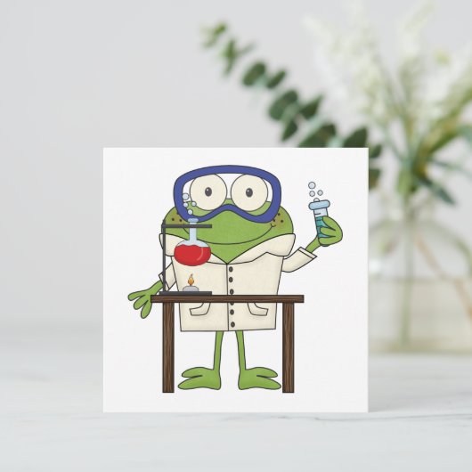 Frog in the Science Lab (Standing Front)
